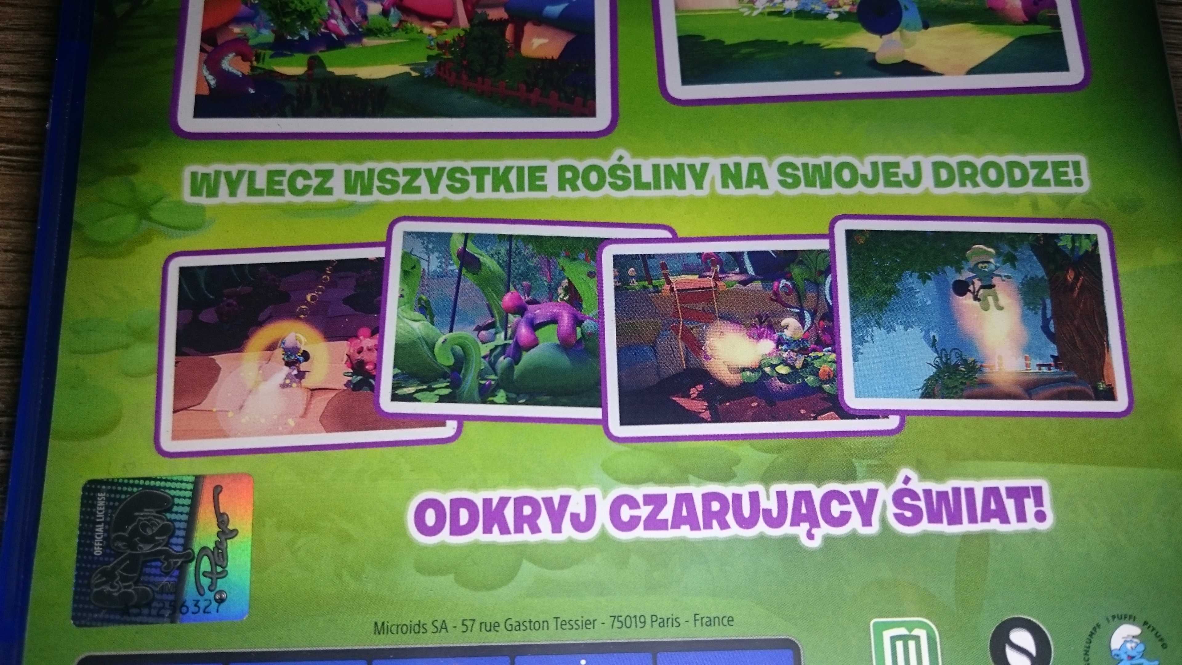 Smerfy misja złoliść POLSKA ps4 playstation 4 lego rayman minecraft