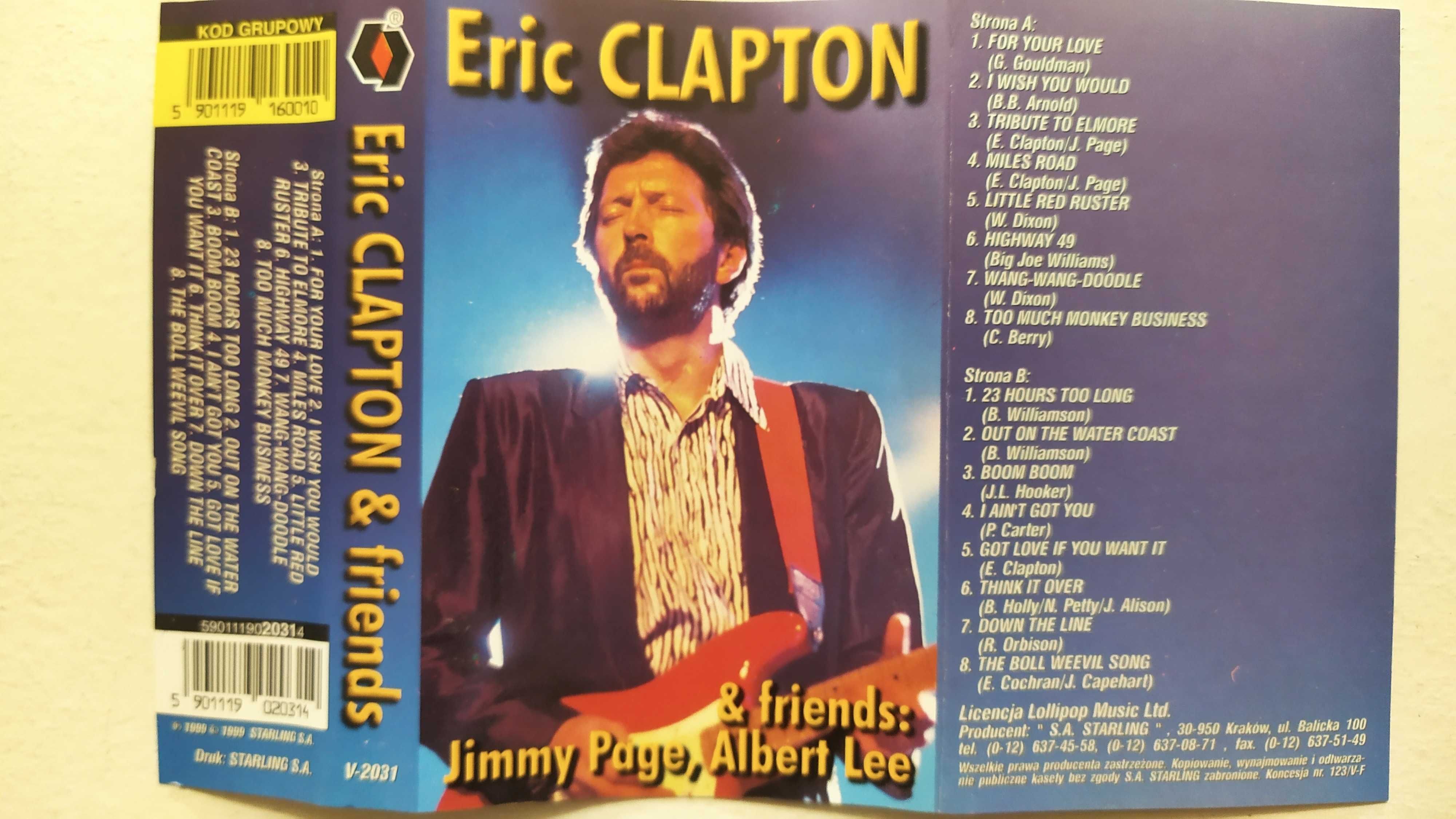 Eric Clapton & Friends: Jimmy Page, Albert Lee kaseta