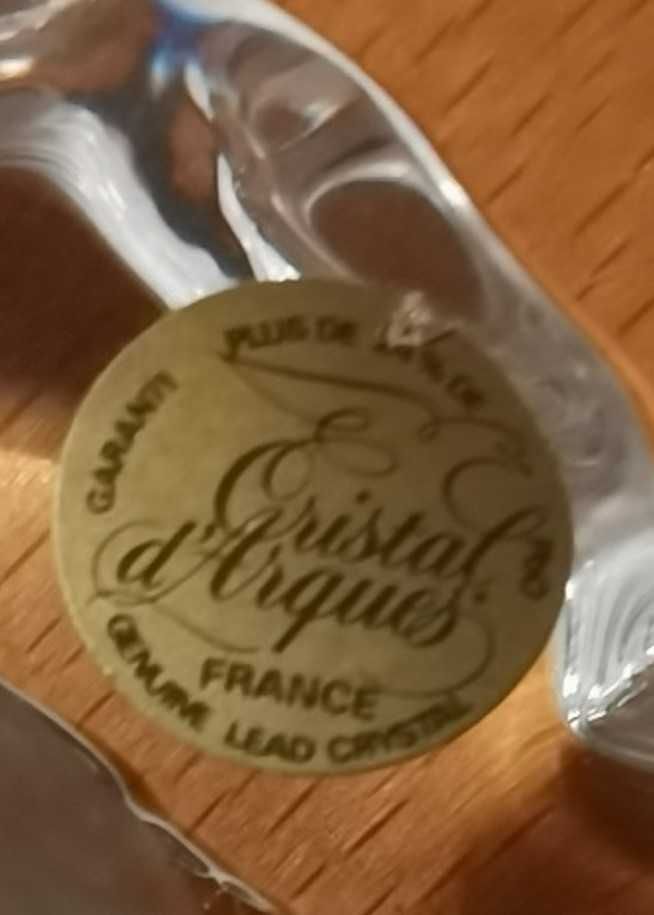 Pisa-papéis peça decorativa Cristal d’Arques