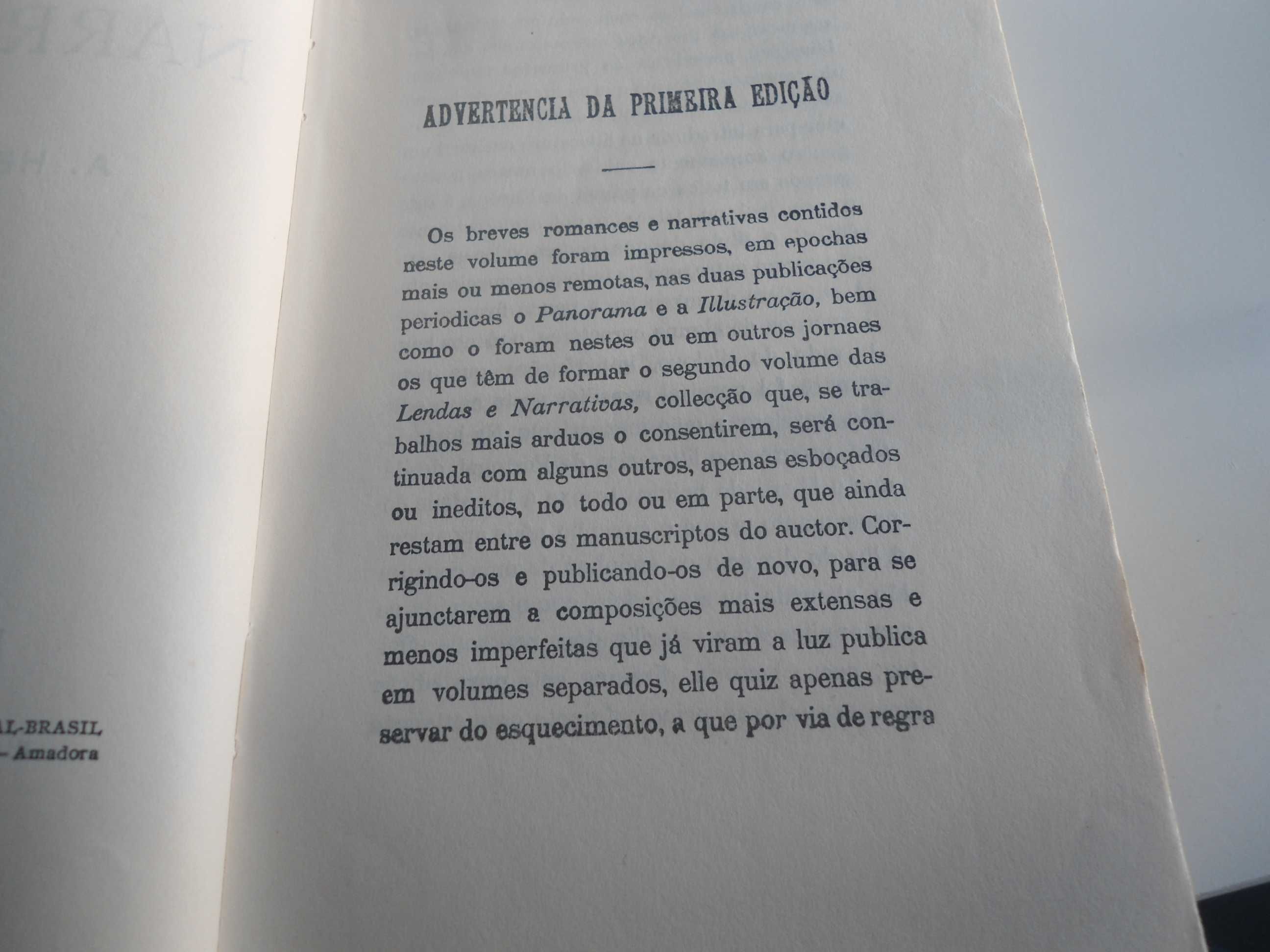 Lendas e Narrativas por A. Herculano