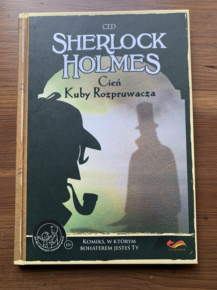 Gra, komiks paragrafowy Sherlock Holmes Cień Kuby Rozpruwacza