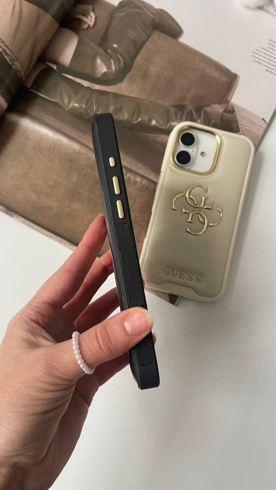Чохол гес гуес чохол guess iphone 16 pro max айфон про макс чорний