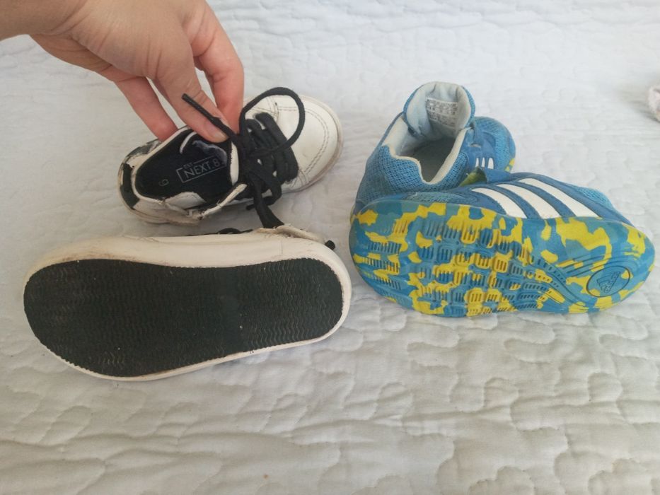 Кроссовки adidas, кеды next, светящиеся, на мальчика, 22-23