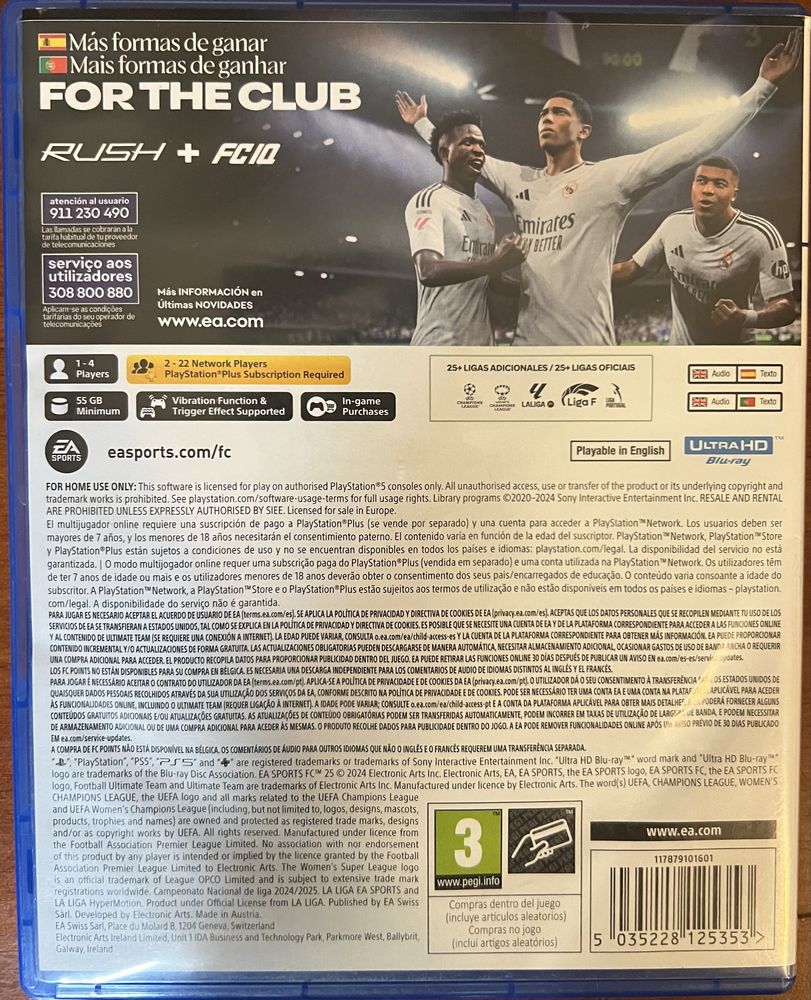 Jogo FC25 para PS5