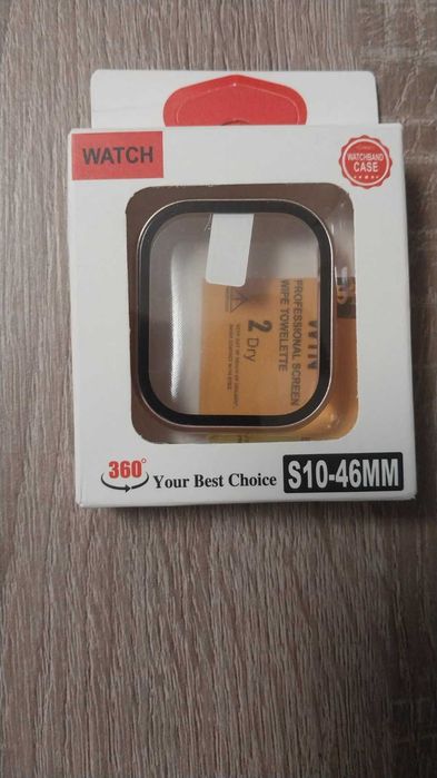Загартоване скло + чохол для Apple Watch 10 46 мм