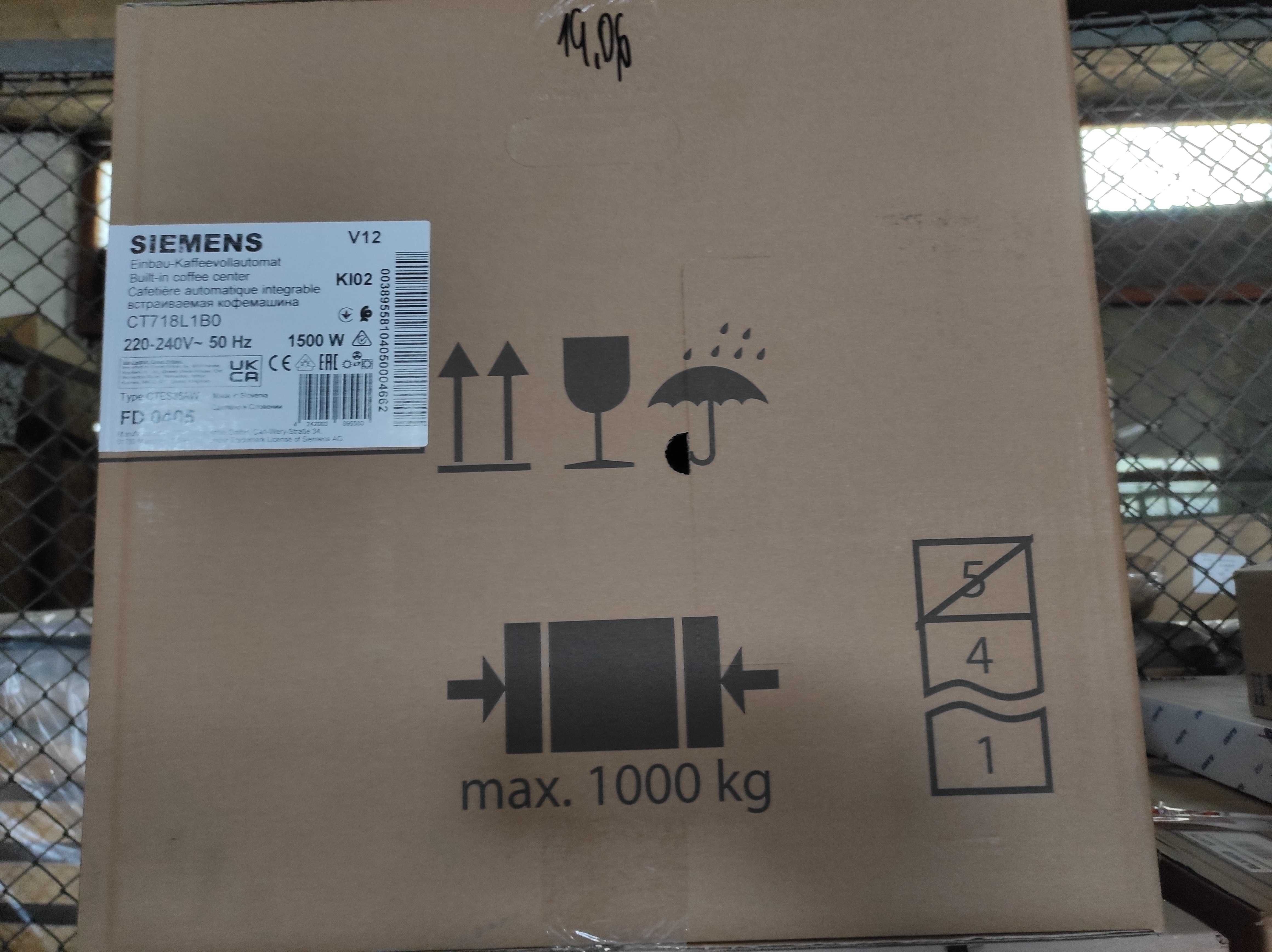 Ekspres do zabudowy Siemens CT718L1B0  od ręki!!