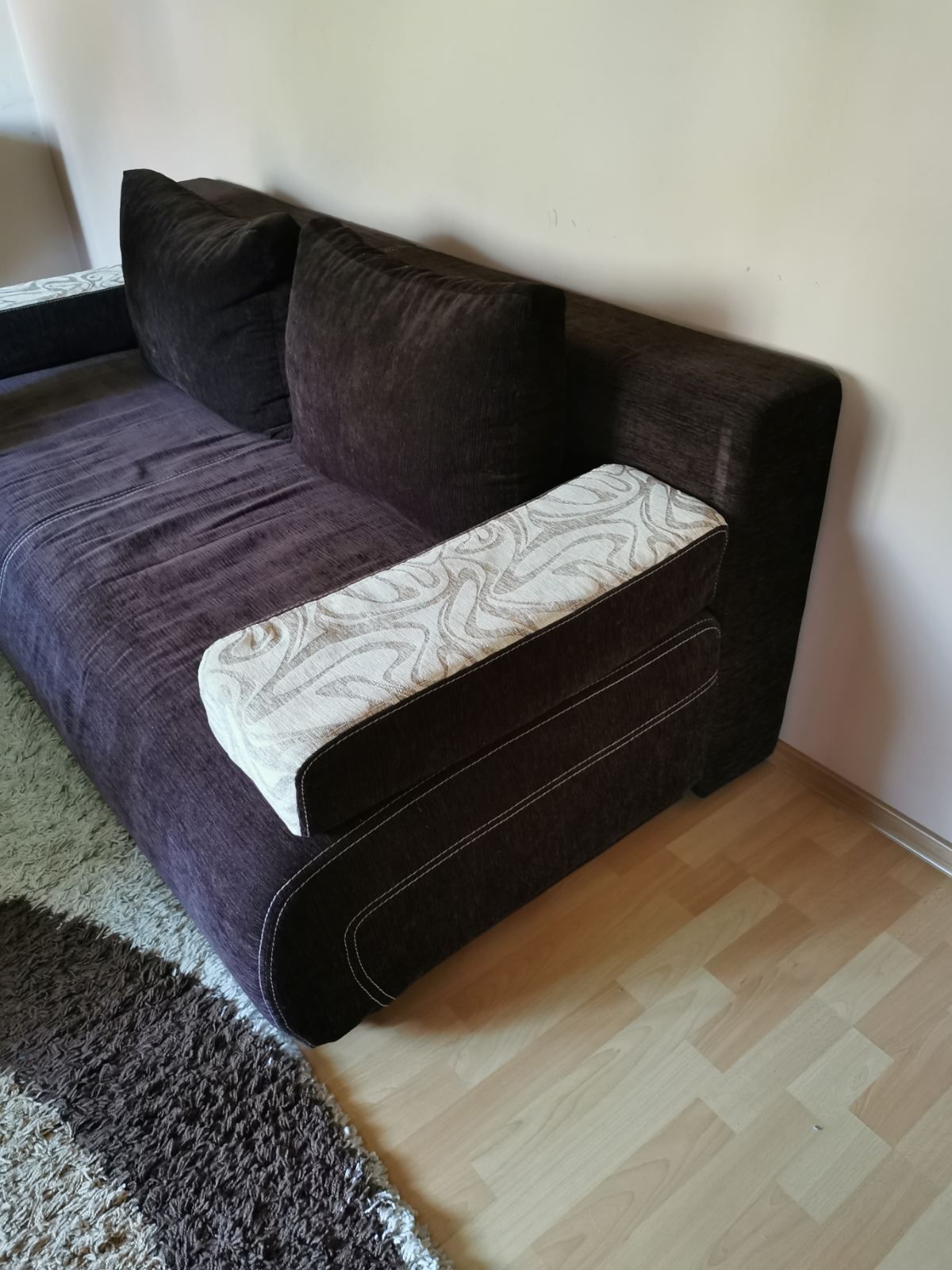 Sofa z funkcją spania + fotele