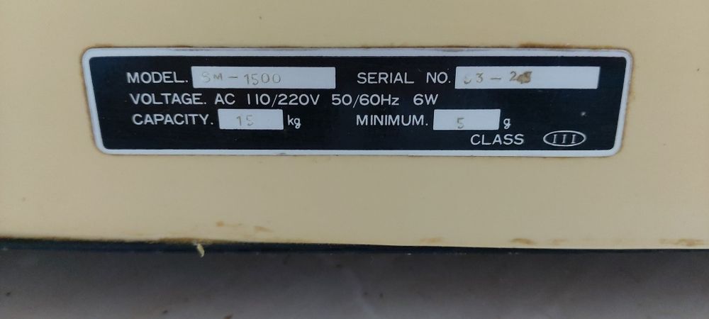 Balança digital usada