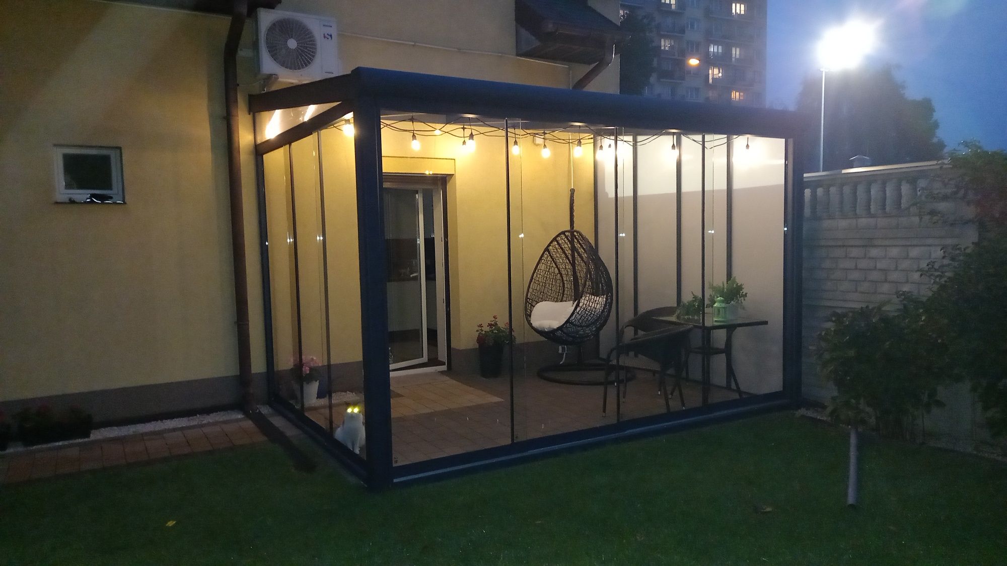 Zadaszenie tarasu, pergola, ogród szklany, zimowy, patio, oranżeria,