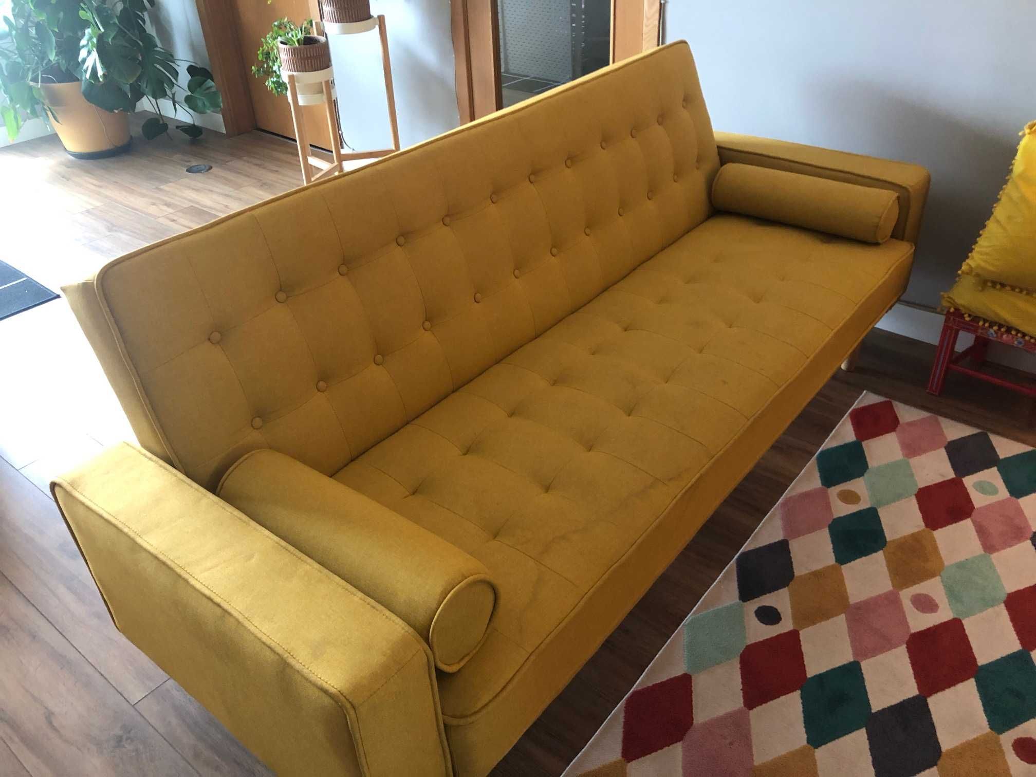 Sofá Cama Amarelo da Sklum