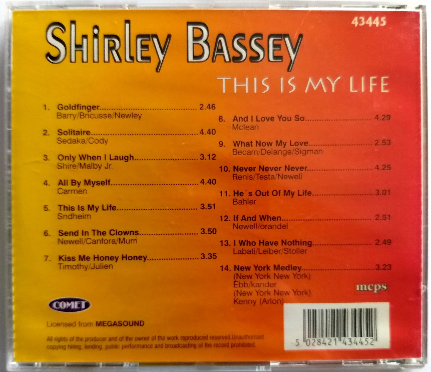 Shirley Bassey This Is My Life