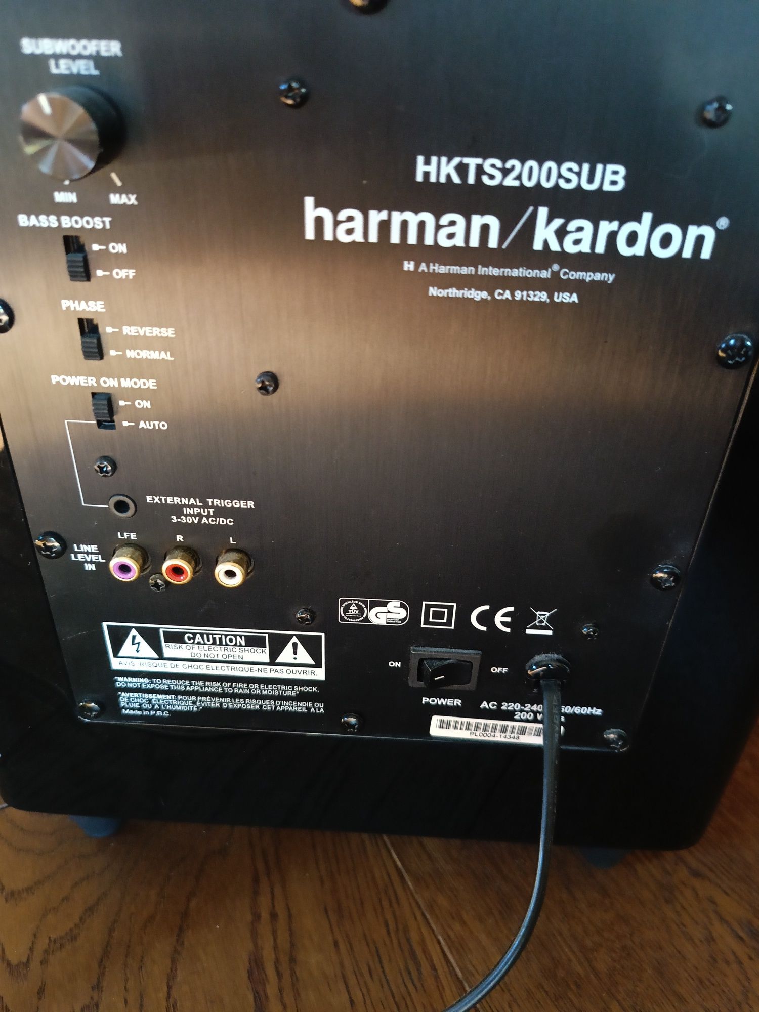Subwoofer harman kardon HKTS200SUB
370zł