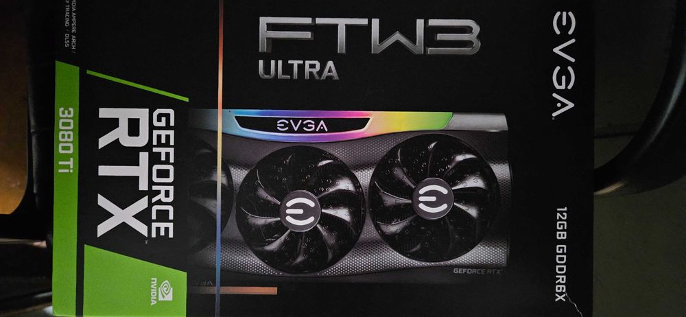 EVGA GeForce RTX 3080Ti FTW3 ULTRA Gaming 12GB GDDR6X BOX 3080 Ti