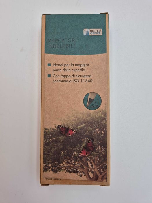 Niezmywalne markery do większości powierzchni- czarny 4 szt.