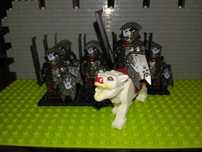 Zestaw 10szt +Gratis! Figurki Czarny Ork Uruk Hai Lotr jak LEGO Castle