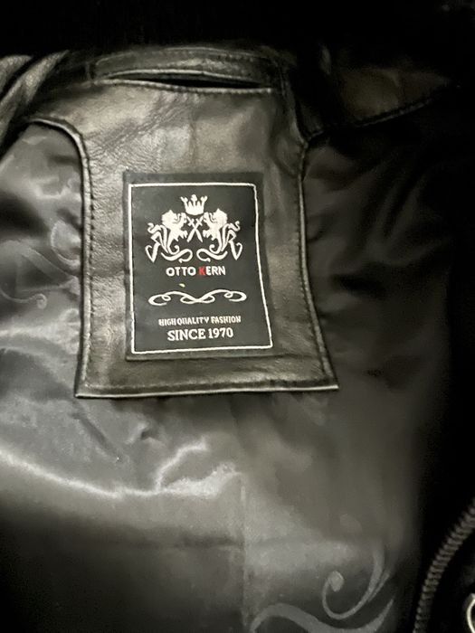 Шкіряна куртка чоловіча,зимова.Otto Kern оригінал