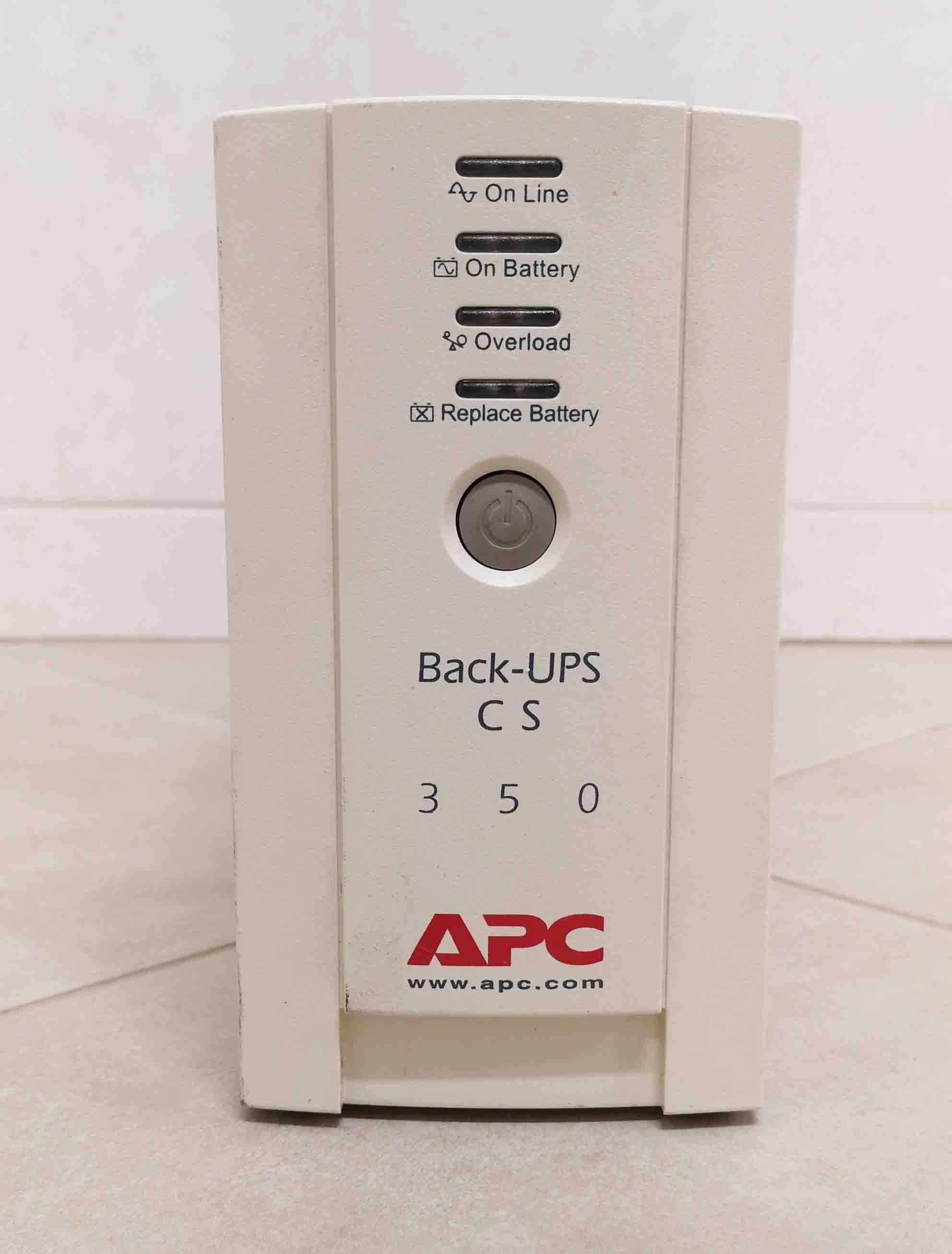 UPS APC Back-UPS CS 350 (para arranjo ou peças)