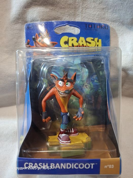 Креш Бандикут фигурка crash bandicoot playstation плейстейшн totaku