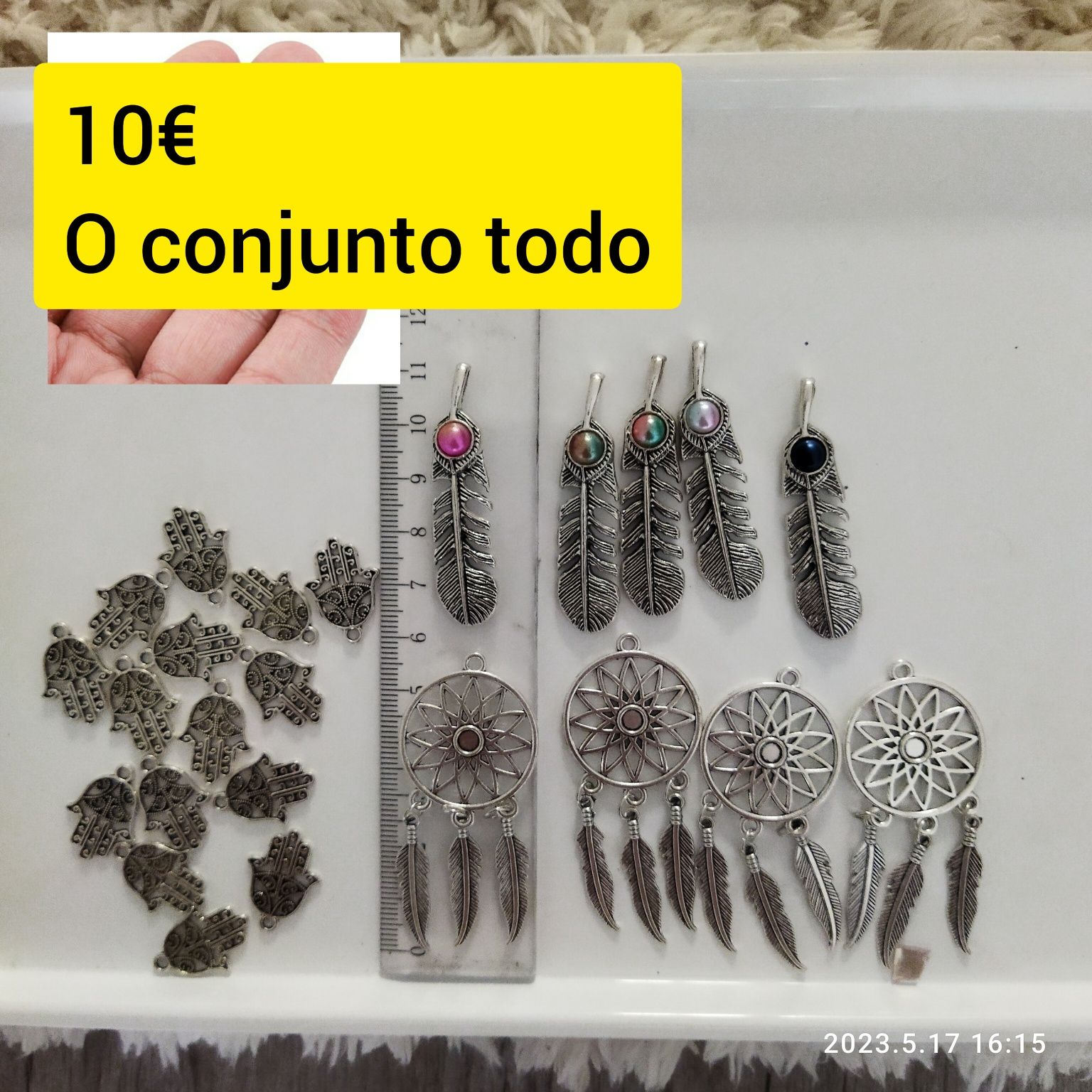 Acessórios variados p porta chaves