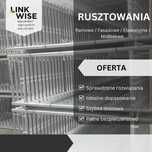 Rusztowania elewacyjne plettac - zestaw pow. rob. 252 m2/wys. rob. 12m