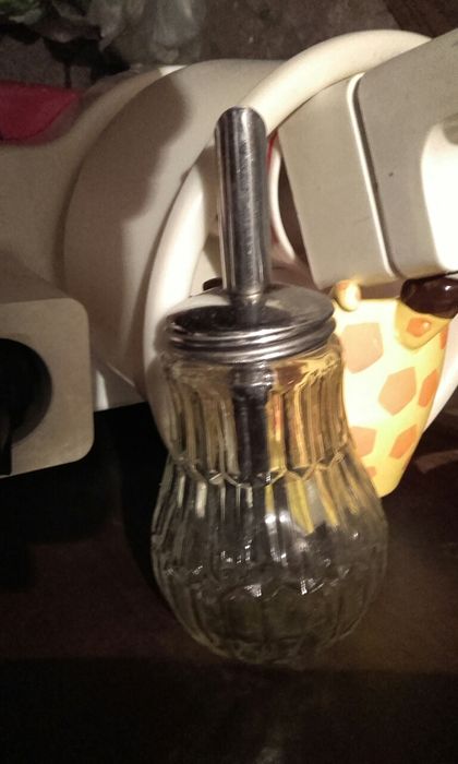 Komplet 2 cukiernic szklanych