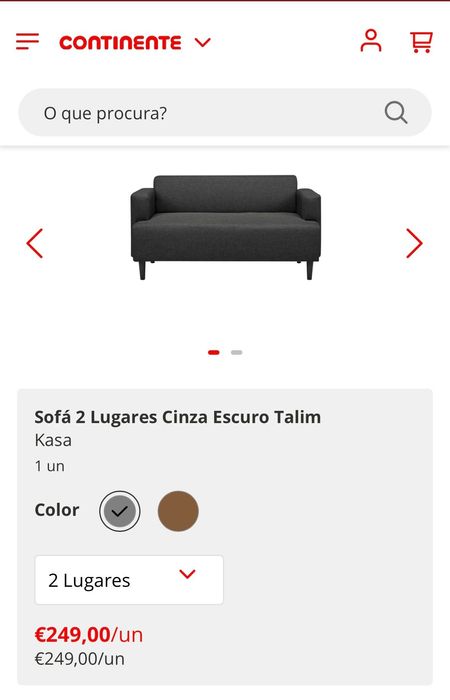 Sofa 2 lugares - ótimo estado