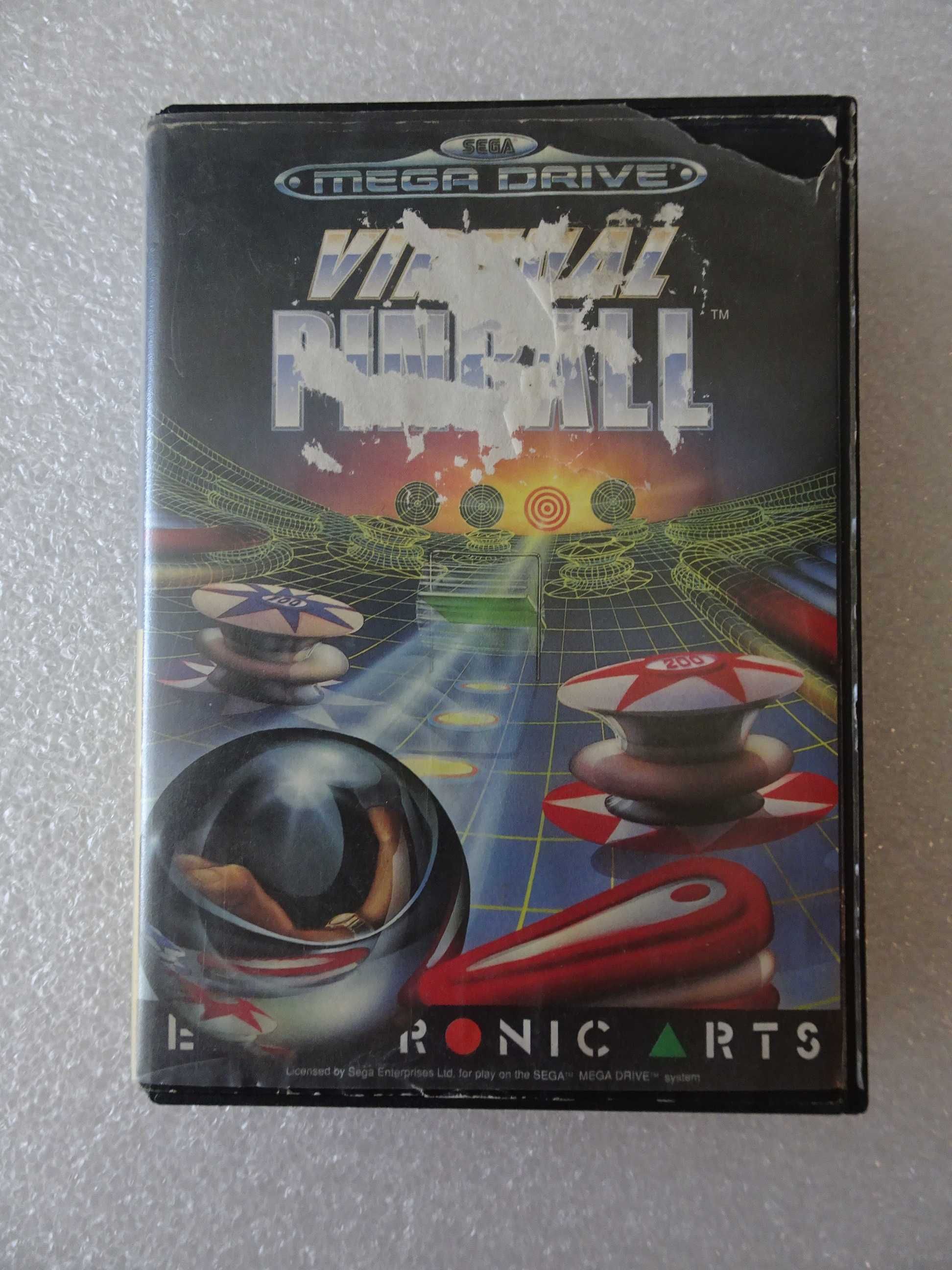 Jogo Mega Drive - Virtual Pinball