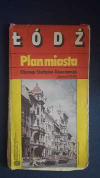 Stary plan miasta  - Łódź