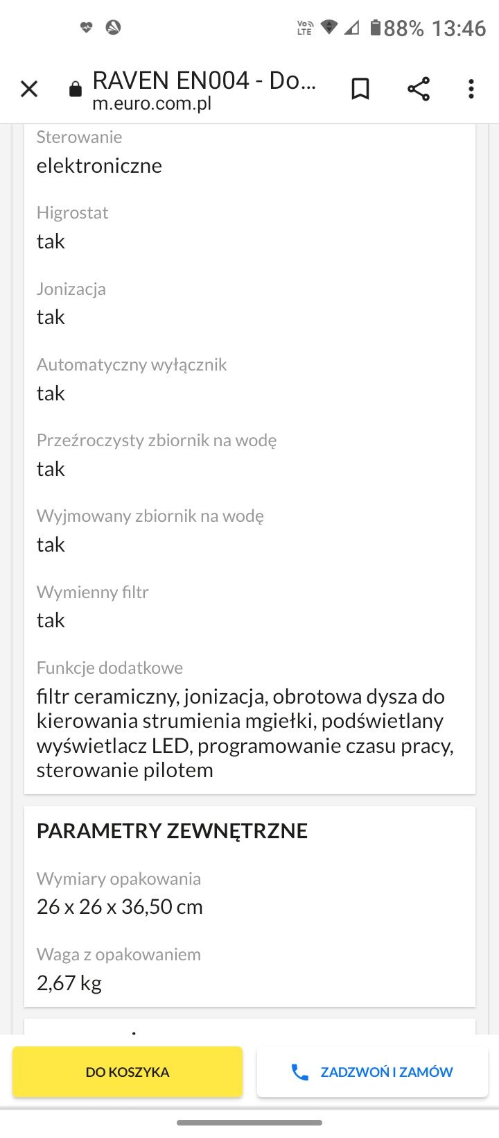 Nawilżacz powietrza