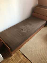 Tapczan łóżko rama 80 x 200 cm ze skrzynią