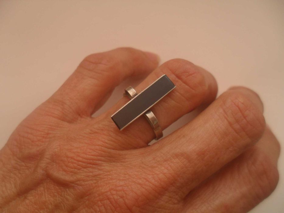 Warmet G5 - stary srebrny pierścionek - rzadki wzór - cena ost