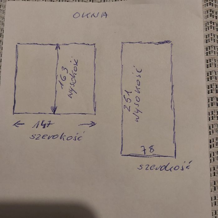 Okna białe dwuszybowe