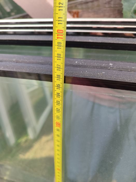 Szyby zespolone z okien pcv 43 x 111 duża ilość