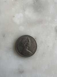 Moneta 10 pence z 1975 roku