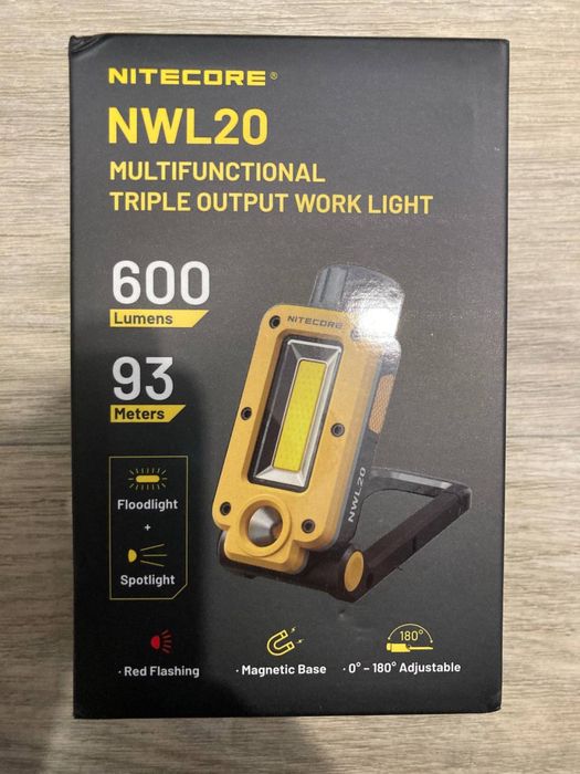 Універсальний ліхтар Nitecore NWL20 з акумулятором