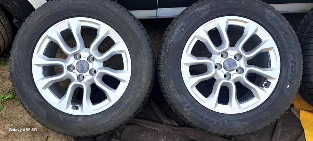 4 x Alu. Jeep Cherokee Compass Renegade opony Pirelli 235/55/17 zima