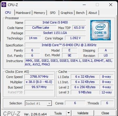 Intel i5 8400 + msi z390 gaming x + corsair vengeance rgb pro 3200 32