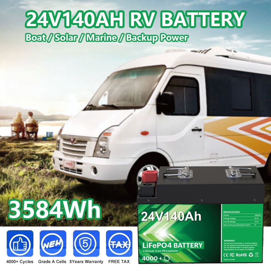 АКБ Акумулятор LiFePo4 24V 140Ah