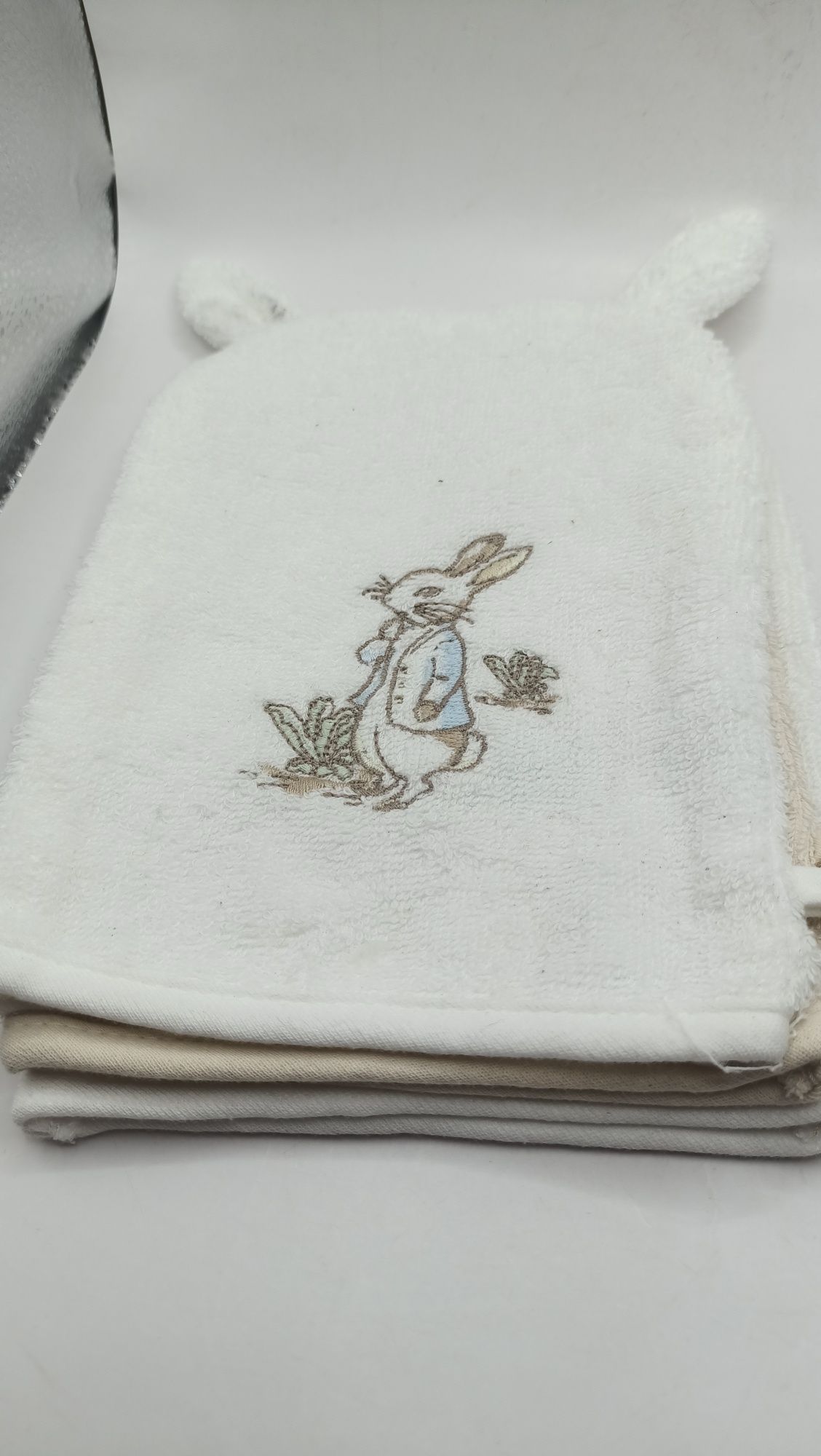 Bawełniane myjki Peter Rabbit trzy sztuki