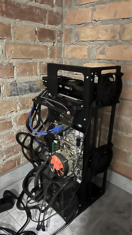 Майнинг ферма ASUS RTX 3070TI