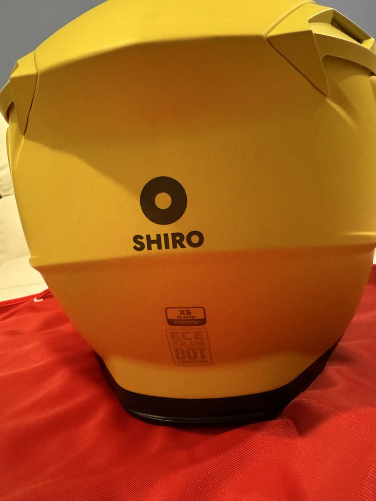 Capacete amarelo Shiro xs