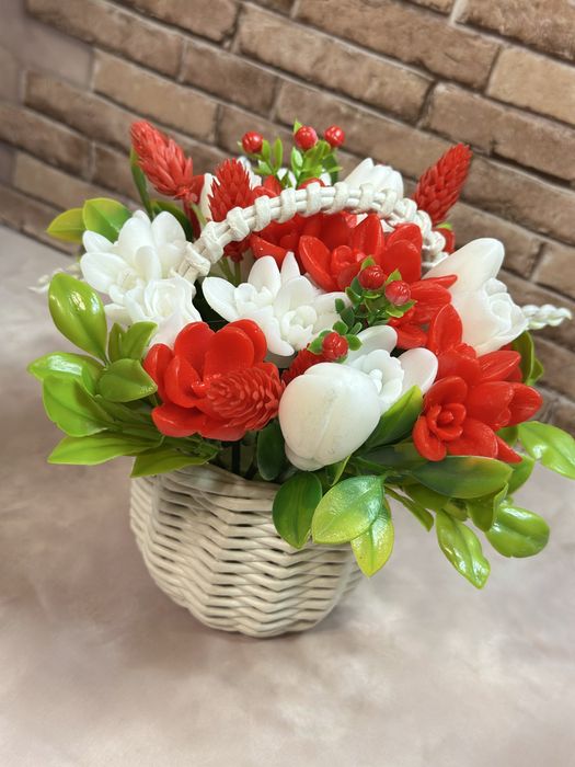 Квіти до дня вчителя!Квіти з мила!День народження