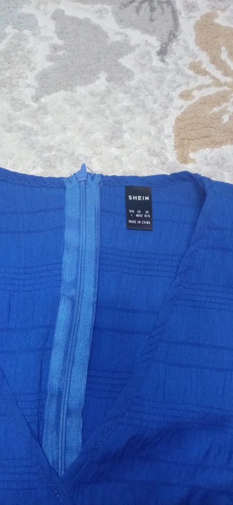 Kobaltowa sukienka shein S/M