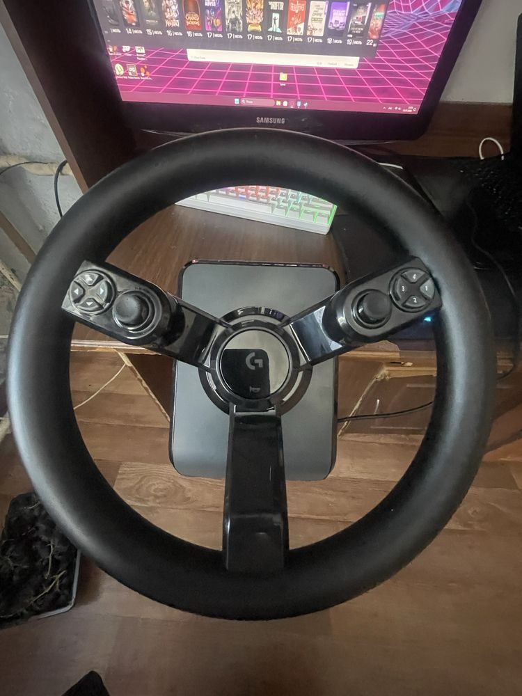 Руль logitech 900 градусов
