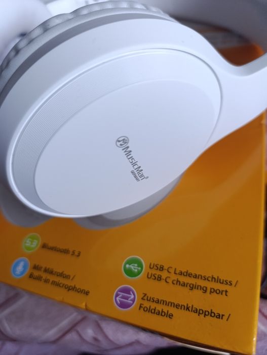 Słuchawki Bluetooth nauszne nowe super bass