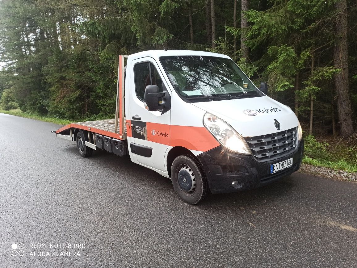 Autolaweta Renault master 2012 rok laweta