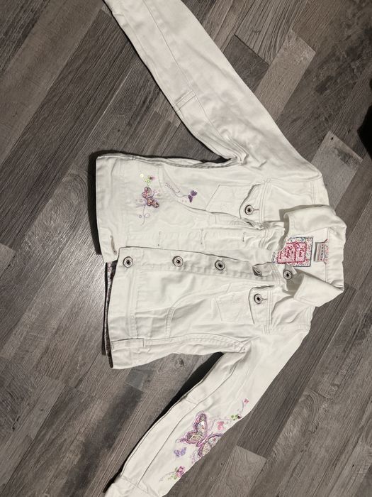 Narzutka jeansowa dla dziewczynki