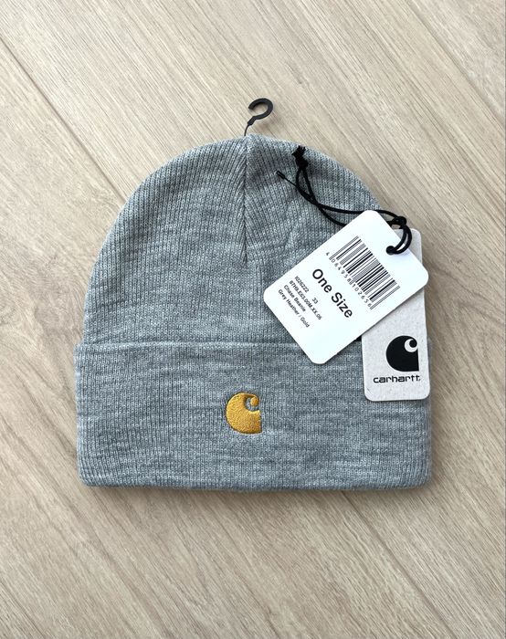 Оригінал Carhartt WIP Chase Beanie Шапка Нова Зимова I026222 Кархарт
