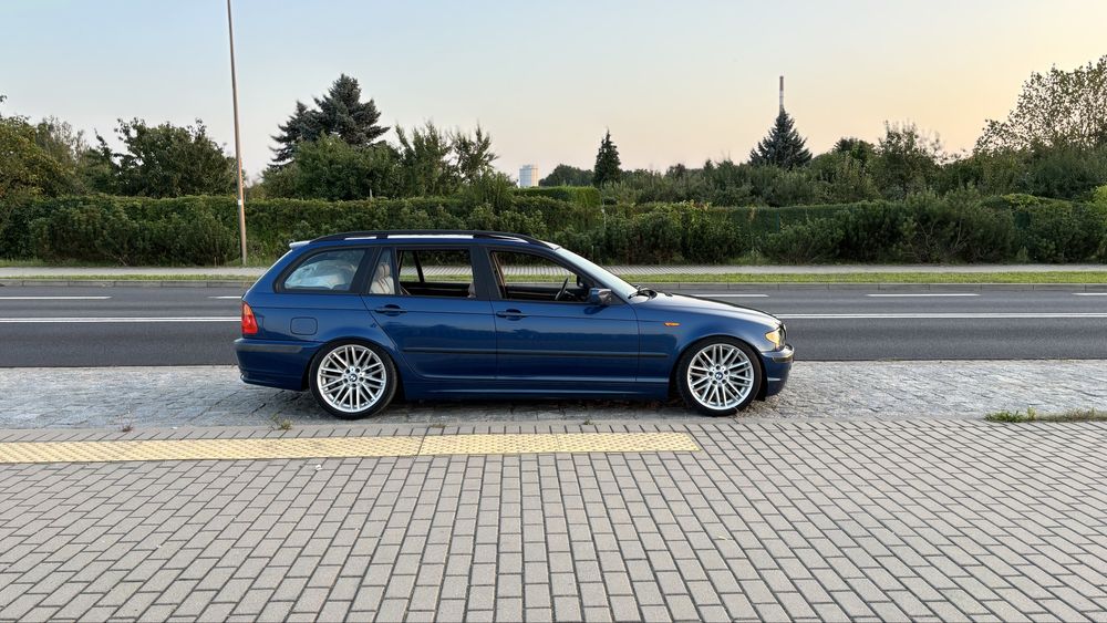 BMW E46 318i touring topasblau niski przebieg drugi właściciel w kraju