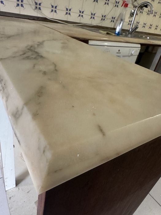 Pedra mármore de bancada de cozinha